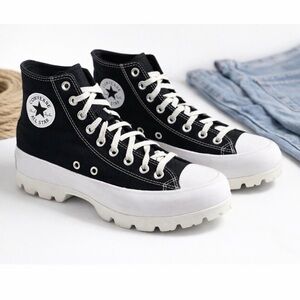 Converse Black and White Rugged High-Tops